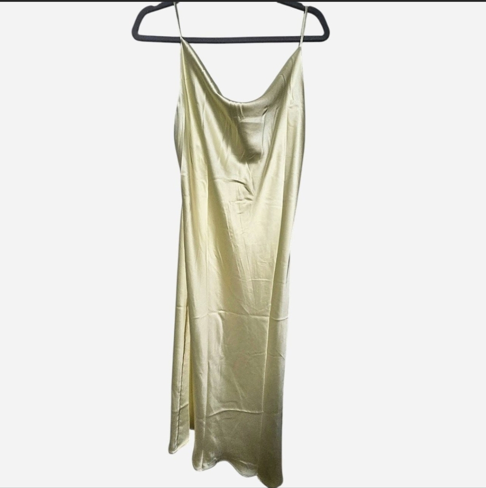 Petal & Pup Yellow Slik Dress